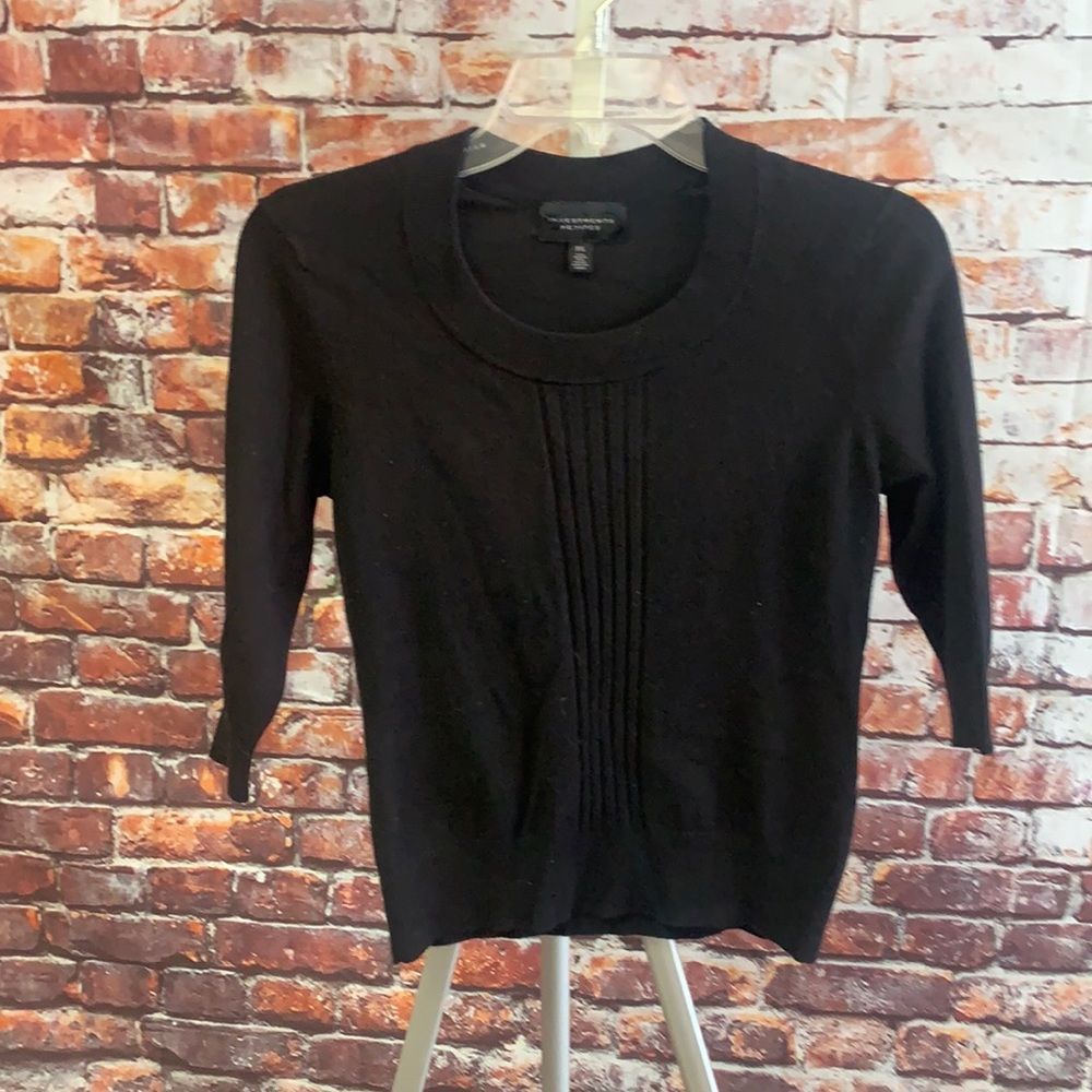 Investments petites black sweater